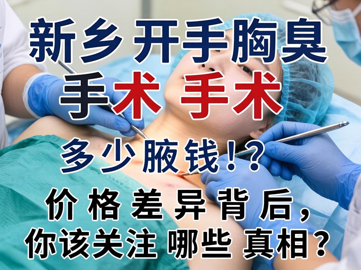 新乡开腋臭手术多少钱?价格差异背后,你该关注哪些真相? 新乡开腋臭手术多少钱?价格差异背后,你该关注哪些真相?