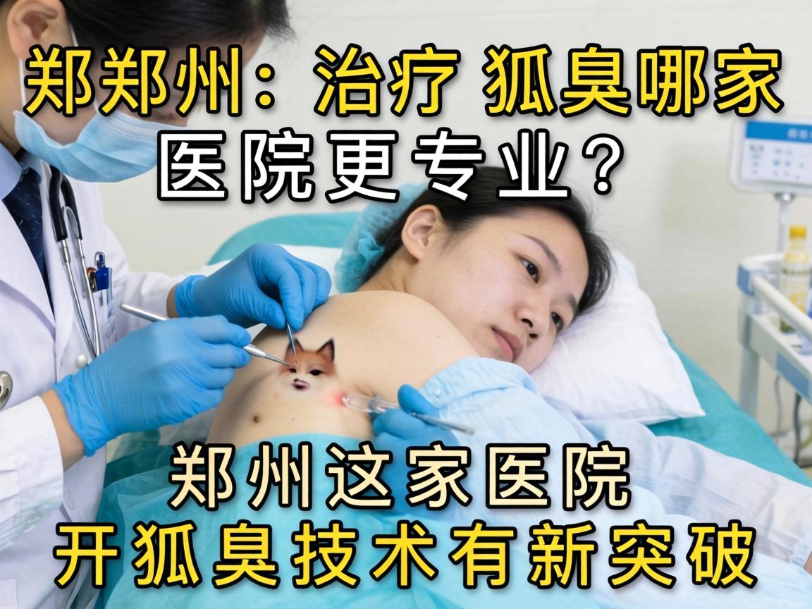 郑州治疗狐臭哪家医院更专业？郑州这家医院开狐臭技术有新突破