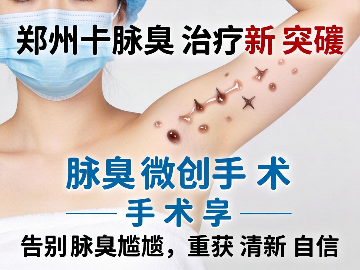 郑州腋臭治疗新突破,腋臭微创手术,告别腋臭尴尬,重获清新自信 郑州腋臭治疗新突破,腋臭微创手术,告别腋臭尴尬,重获清新自信