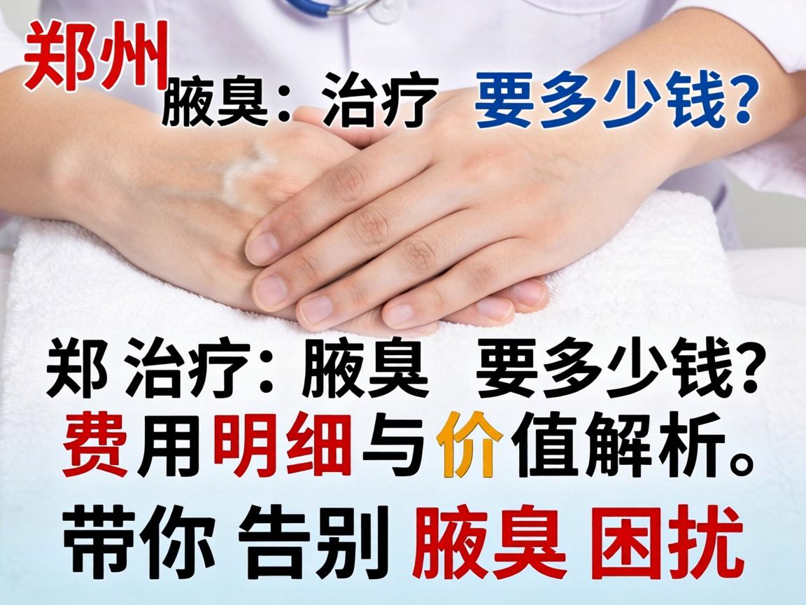 郑州治疗腋臭要多少钱?费用明细与价值解析,带你告别腋臭困扰 郑州治疗腋臭要多少钱?费用明细与价值解析,带你告别腋臭困扰