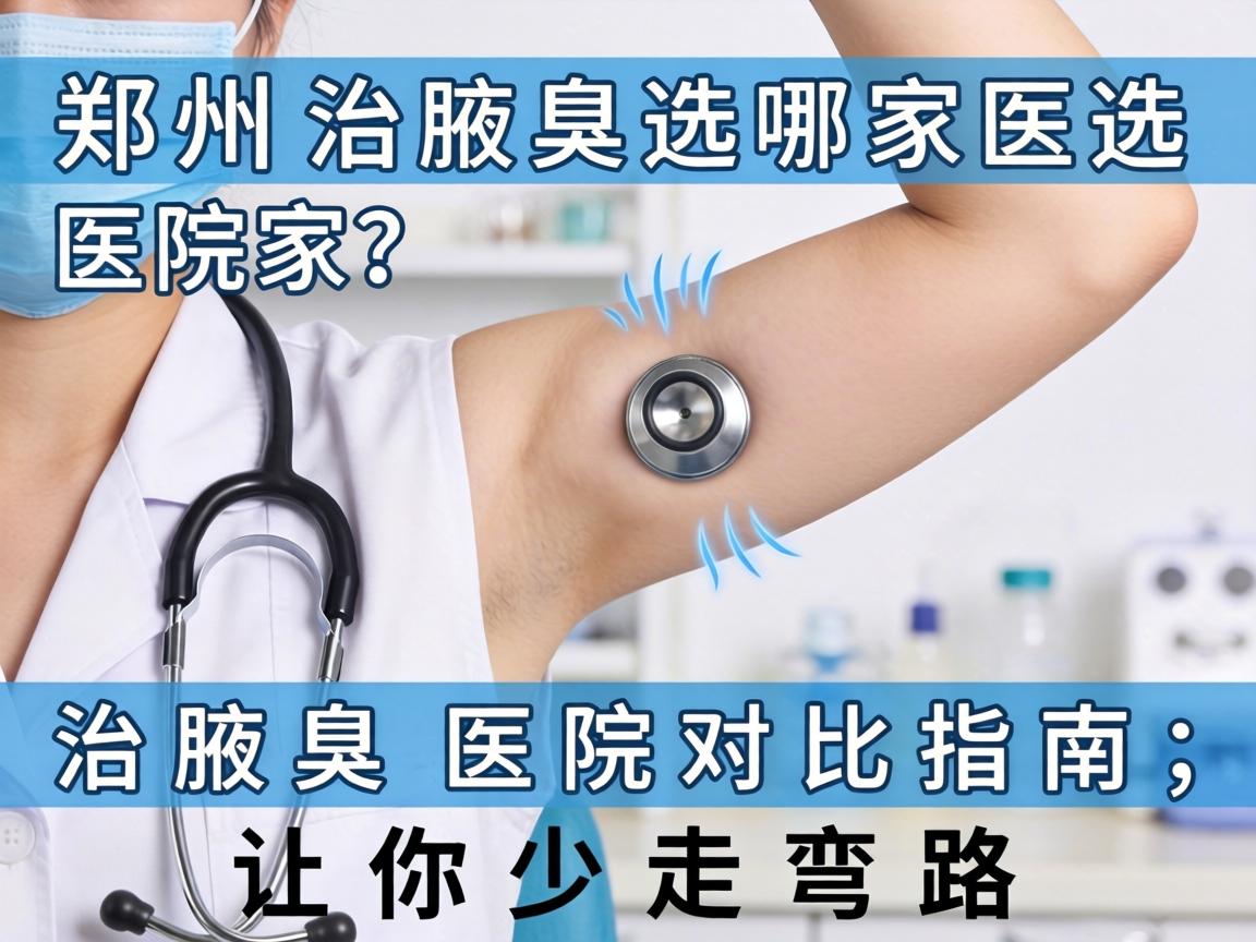 郑州治腋臭选哪家医院？治腋臭医院对比指南，让你少走弯路