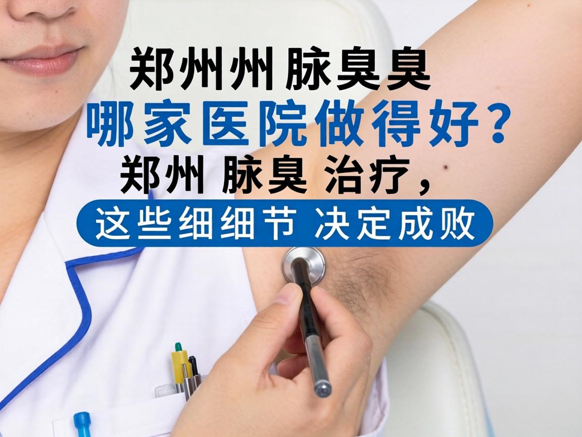 郑州腋臭哪家医院做得好?郑州腋臭治疗,这些细节决定成败 郑州腋臭哪家医院做得好?郑州腋臭治疗,这些细节决定成败