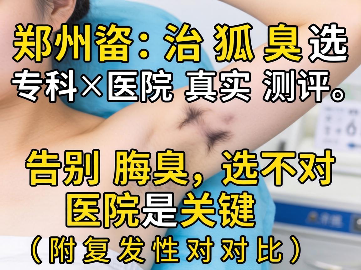 郑州治狐臭专科医院真实测评,告别腋臭,选对医院是关键(附复发性对比) 郑州治狐臭专科医院真实测评,告别腋臭,选对医院是关键(附复发性对比)