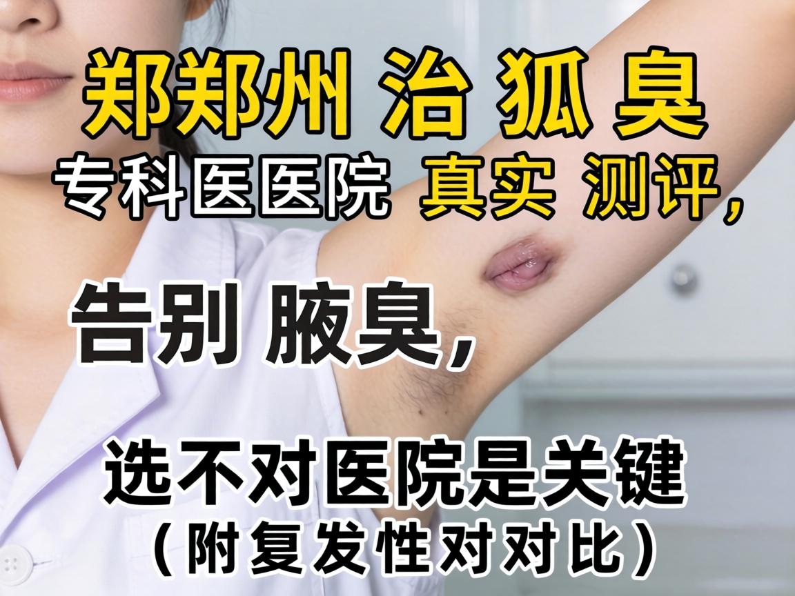 郑州治狐臭专科医院真实测评,告别腋臭,选对医院是关键(附复发性对比) 郑州治狐臭专科医院真实测评,告别腋臭,选对医院是关键(附复发性对比)