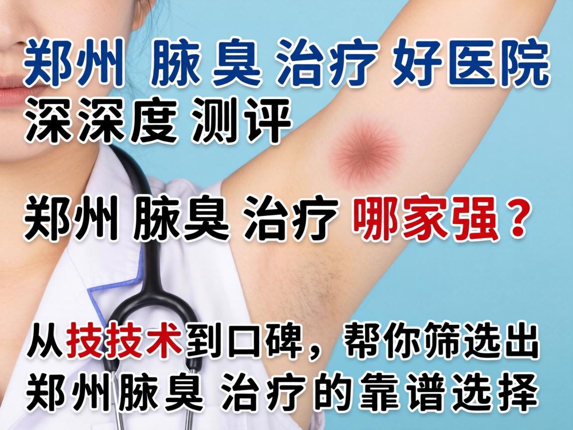 郑州腋臭治疗好医院深度测评,郑州腋臭治疗哪家强?从技术到口碑,帮你筛选出郑州腋臭治疗的靠谱选择 郑州腋臭治疗好医院深度测评,郑州腋臭治疗哪家强?从技术到口碑,帮你筛选出郑州腋臭治疗的靠谱选择