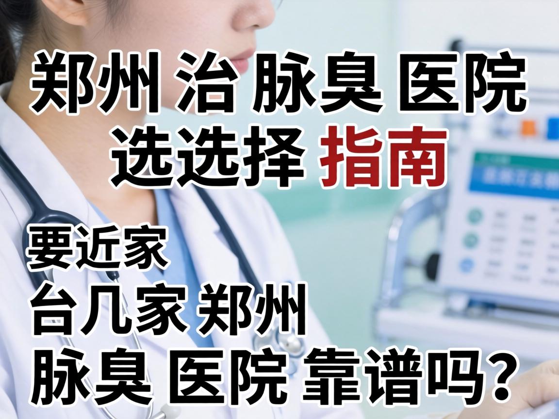 郑州治腋臭医院选择指南，这几家郑州腋臭医院靠谱吗？