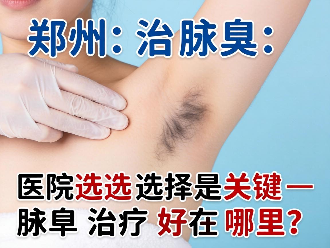 郑州治腋臭,医院选择是关键—腋臭治疗好在哪里? 郑州治腋臭,医院选择是关键—腋臭治疗好在哪里?