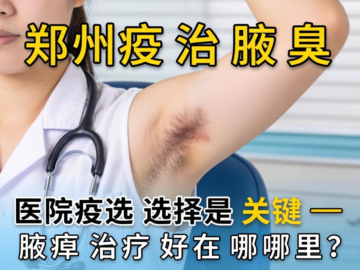 郑州治腋臭,医院选择是关键—腋臭治疗好在哪里? 郑州治腋臭,医院选择是关键—腋臭治疗好在哪里?