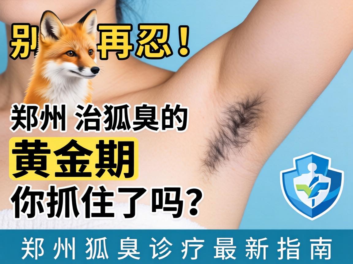狐臭别再忍！郑州治狐臭的黄金期你抓住了吗？郑州狐臭诊疗最新指南