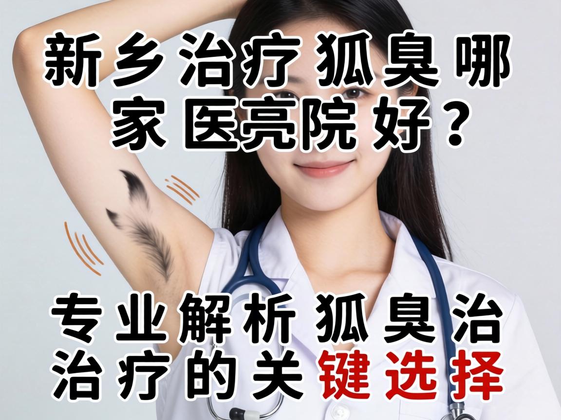 新乡治疗狐臭哪家医院好？专业解析狐臭治疗的关键选择