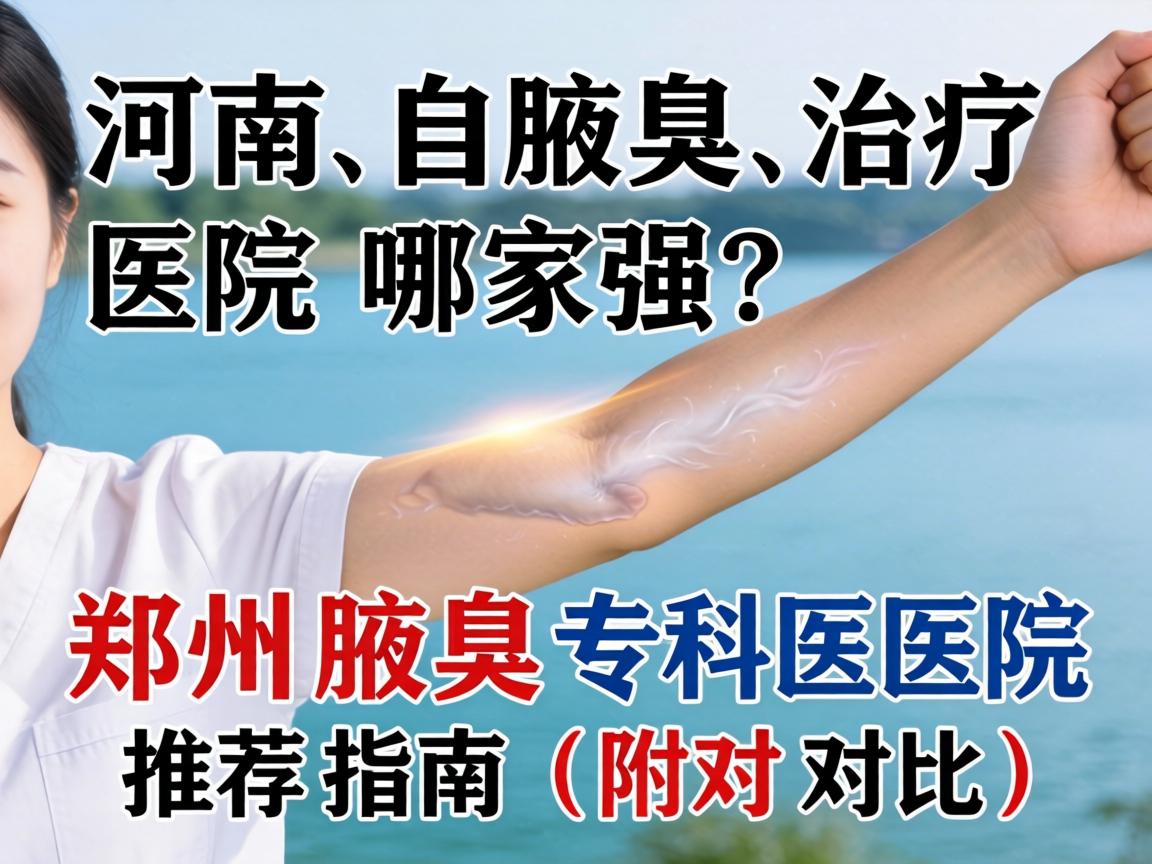 河南腋臭治疗医院哪家强？郑州腋臭专科医院推荐指南（附对比）
