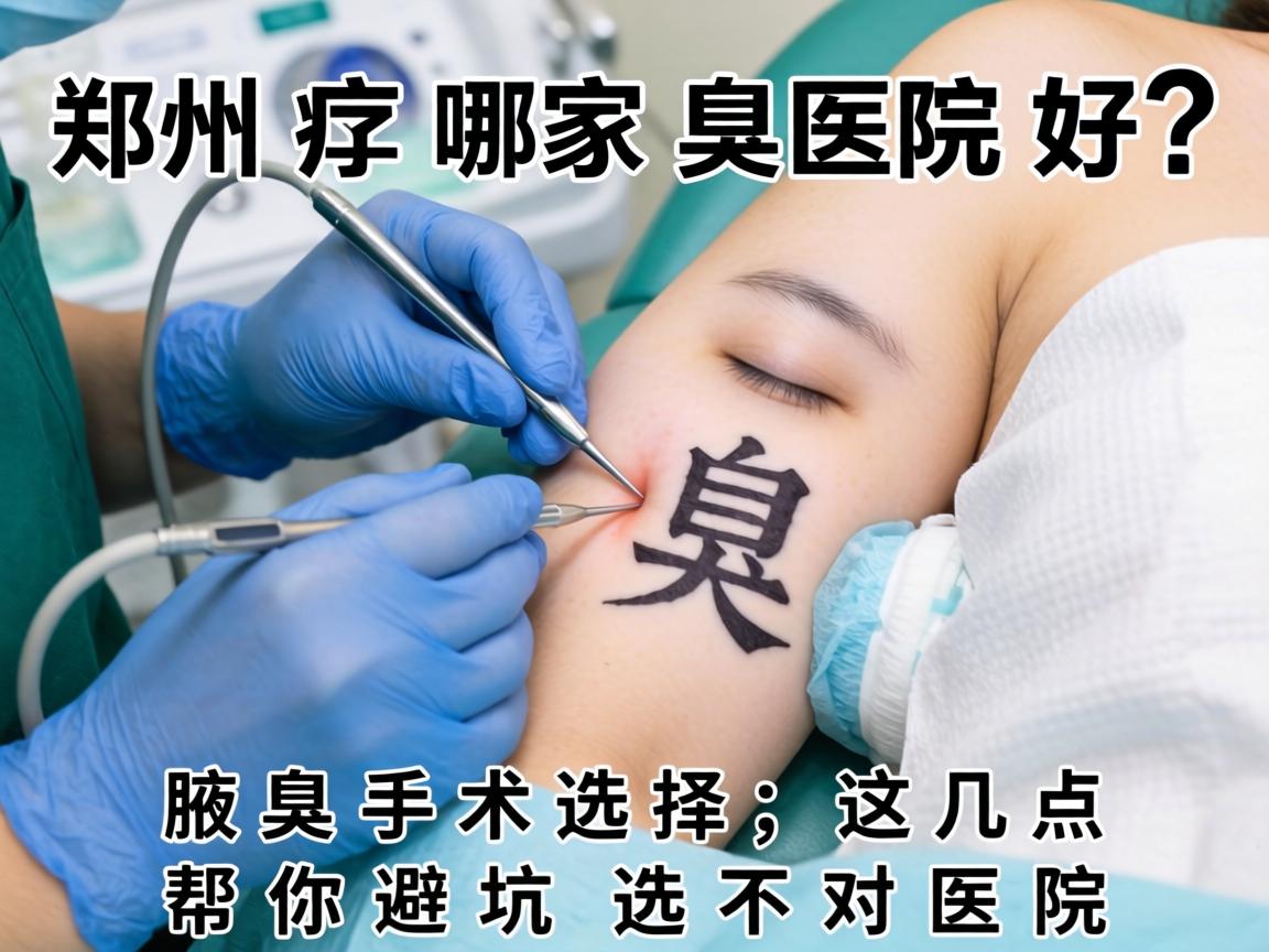 郑州腋臭手术哪家医院好?腋臭手术选择,这几点帮你避坑选对医院 郑州腋臭手术哪家医院好?腋臭手术选择,这几点帮你避坑选对医院