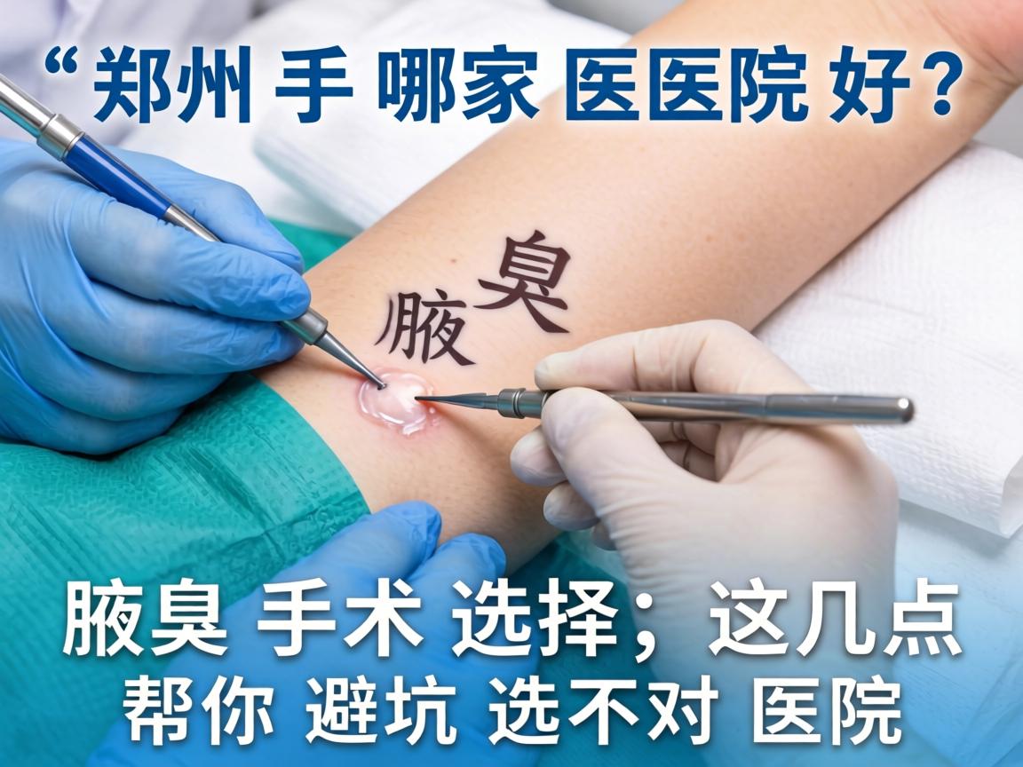郑州腋臭手术哪家医院好?腋臭手术选择,这几点帮你避坑选对医院 郑州腋臭手术哪家医院好?腋臭手术选择,这几点帮你避坑选对医院