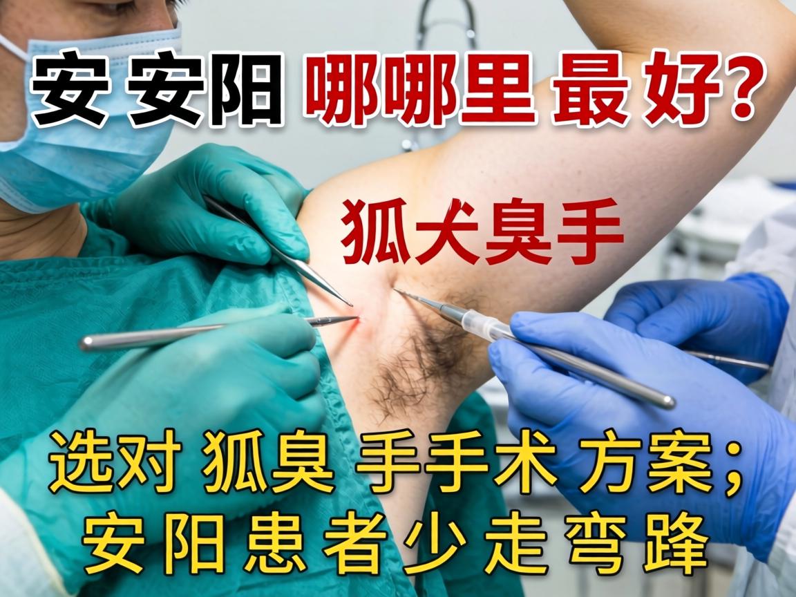 安阳狐臭手术哪里最好？选对狐臭手术方案，安阳患者少走弯路