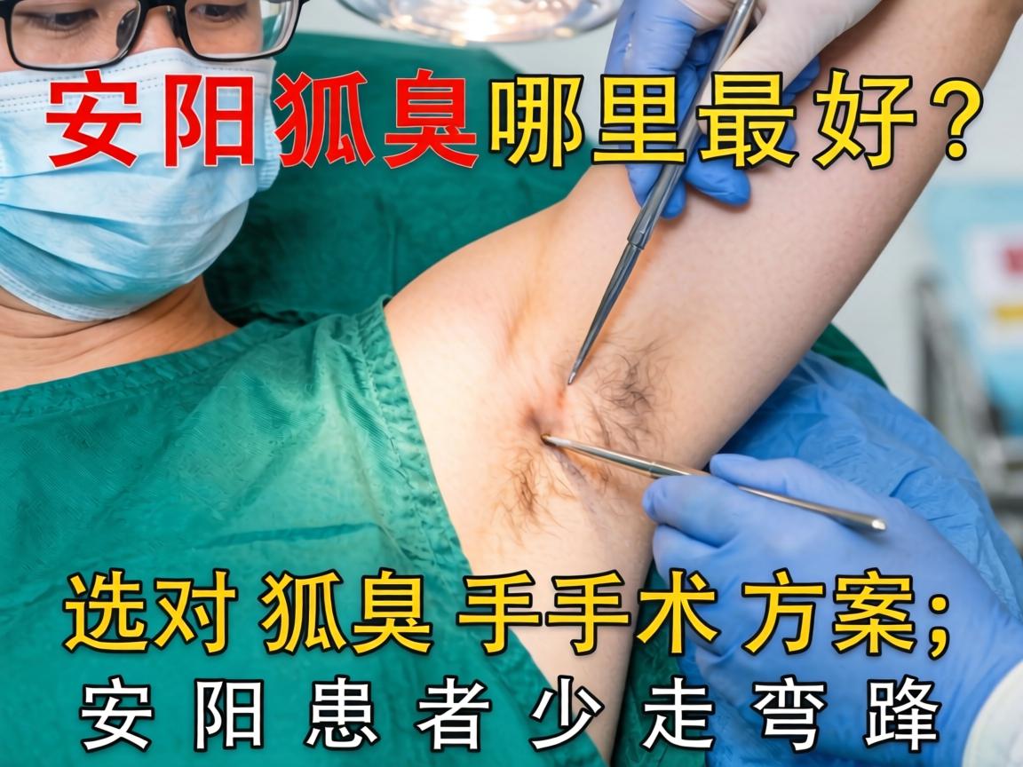 安阳狐臭手术哪里最好？选对狐臭手术方案，安阳患者少走弯路
