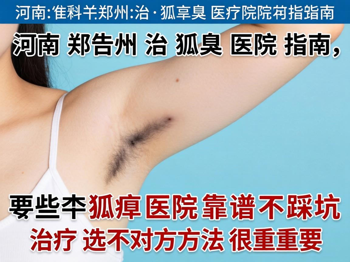 河南郑州治狐臭医院指南，这些医院靠谱不踩坑，狐臭治疗选对方法很重要
