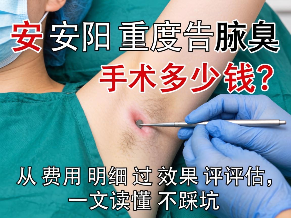 安阳重度腋臭手术多少钱?从费用明细到效果评估,一文读懂不踩坑 安阳重度腋臭手术多少钱?从费用明细到效果评估,一文读懂不踩坑