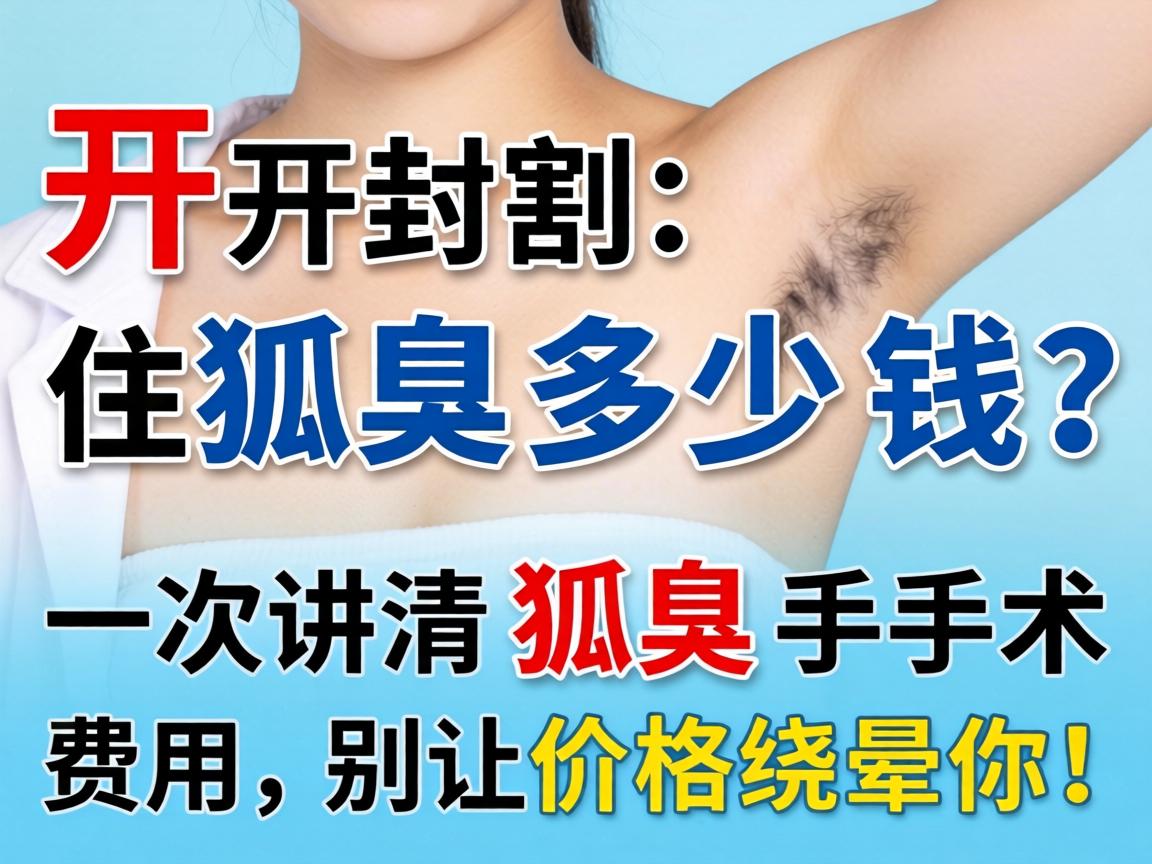 开封割狐臭多少钱?一次讲清狐臭手术费用,别让价格绕晕你! 开封割狐臭多少钱?一次讲清狐臭手术费用,别让价格绕晕你!