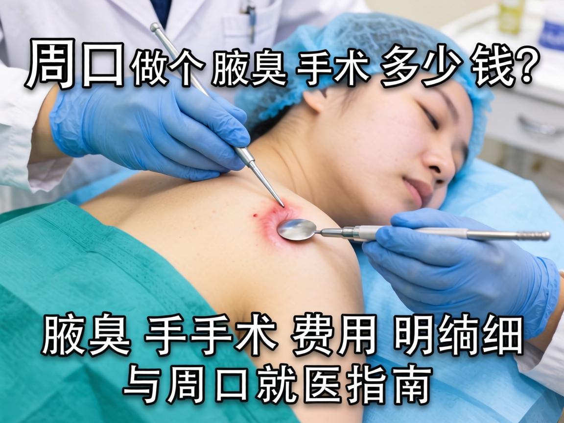 周口做个腋臭手术多少钱?腋臭手术费用明细与周口就医指南 周口做个腋臭手术多少钱?腋臭手术费用明细与周口就医指南