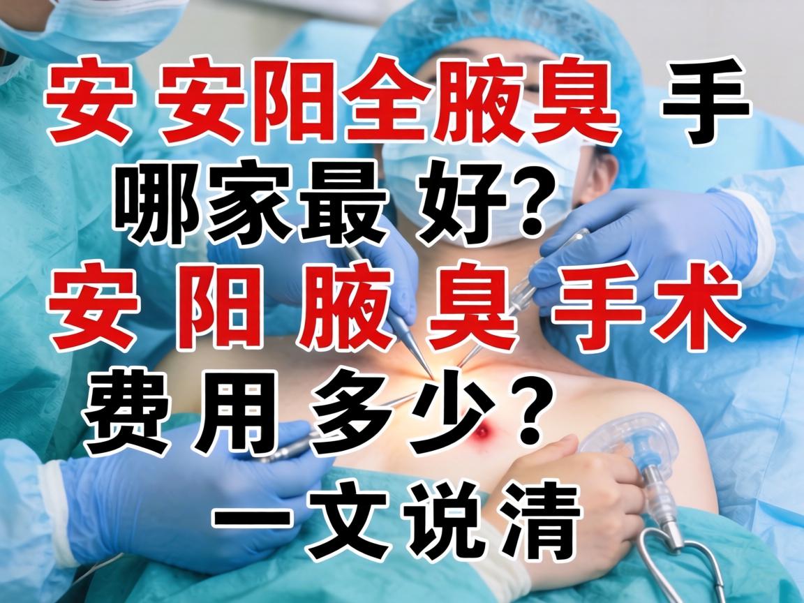 安阳腋臭手术哪家最好?安阳腋臭手术费用多少?一文说清 安阳腋臭手术哪家最好?安阳腋臭手术费用多少?一文说清