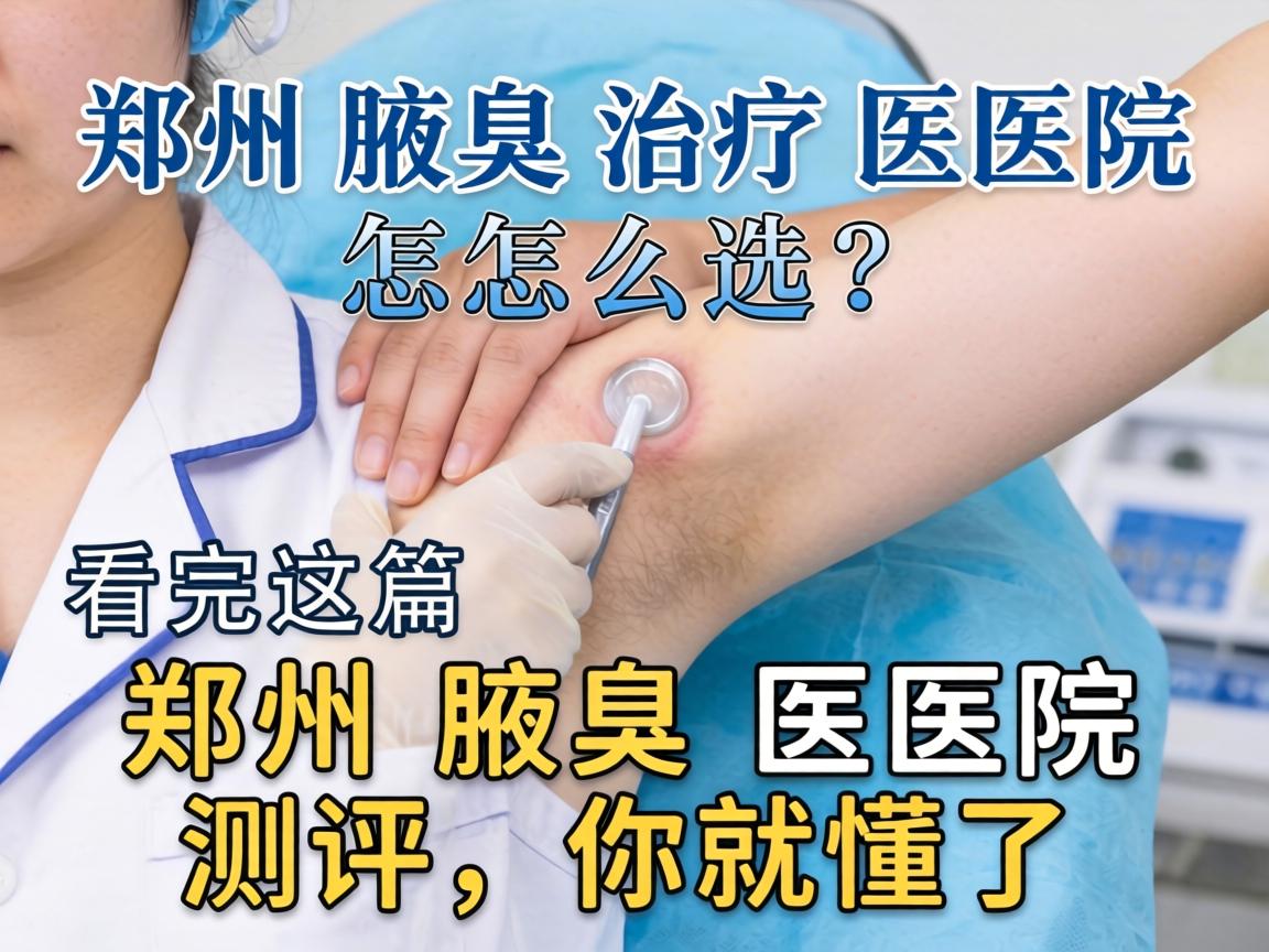 郑州腋臭治疗医院怎么选?看完这篇郑州腋臭医院测评,你就懂了 郑州腋臭治疗医院怎么选?看完这篇郑州腋臭医院测评,你就懂了