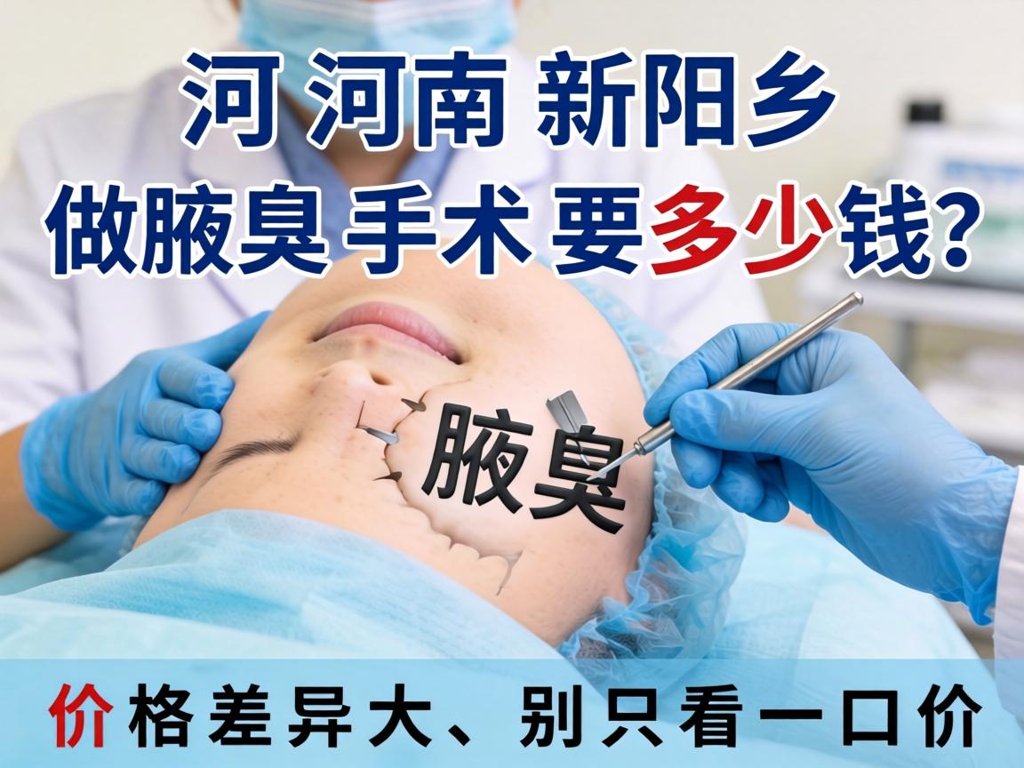 河南新乡做腋臭手术要多少钱?价格差异大,别只看一口价 河南新乡做腋臭手术要多少钱?价格差异大,别只看一口价