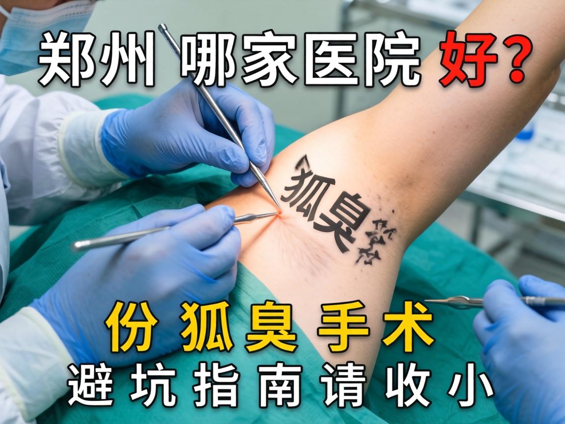 郑州狐臭手术哪家医院好？这份狐臭手术避坑指南请收好