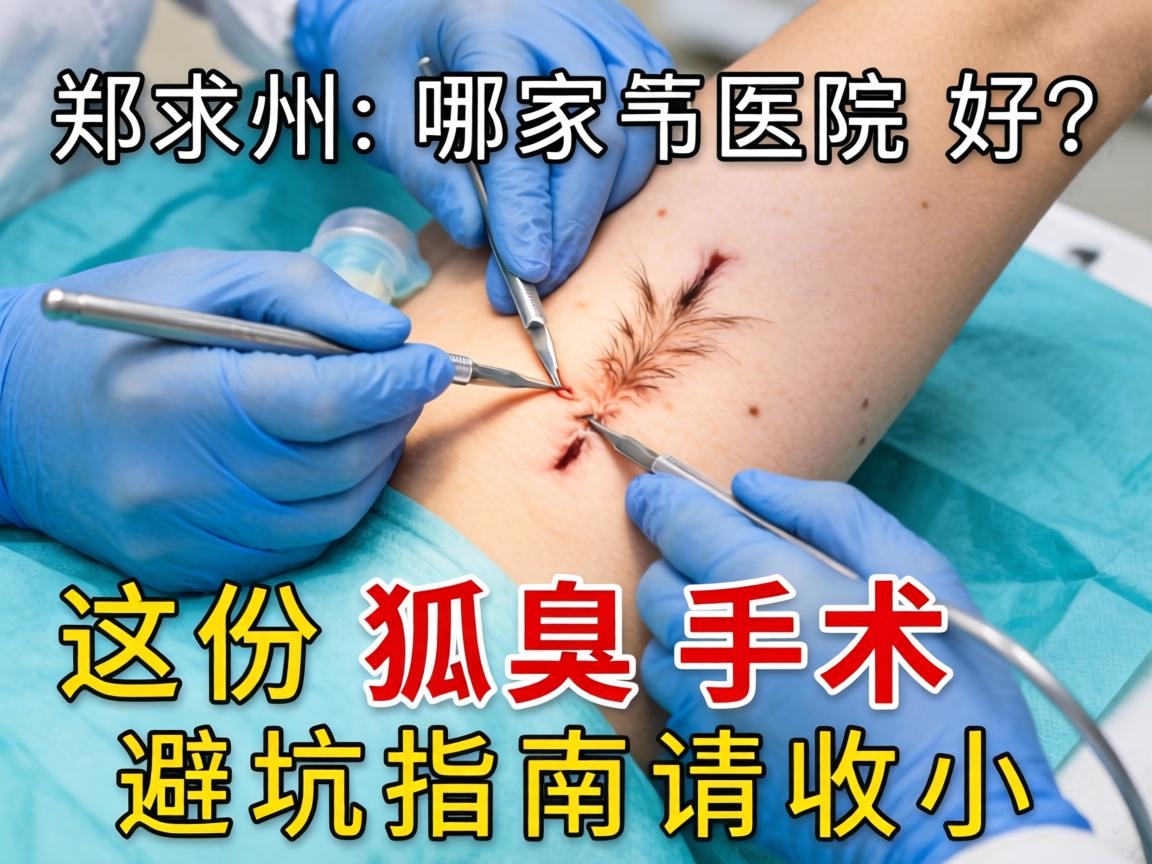 郑州狐臭手术哪家医院好？这份狐臭手术避坑指南请收好