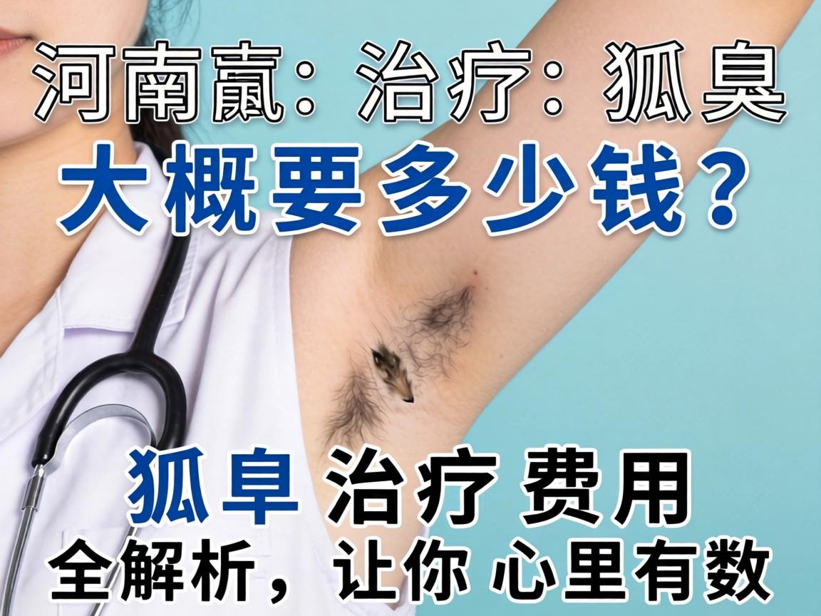 河南治疗狐臭大概要多少钱？狐臭治疗费用全解析，让你心里有数