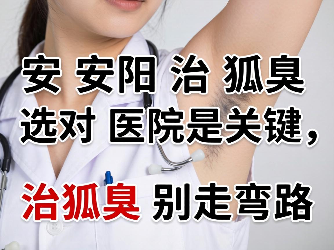 安阳治狐臭选对医院是关键，治狐臭别走弯路