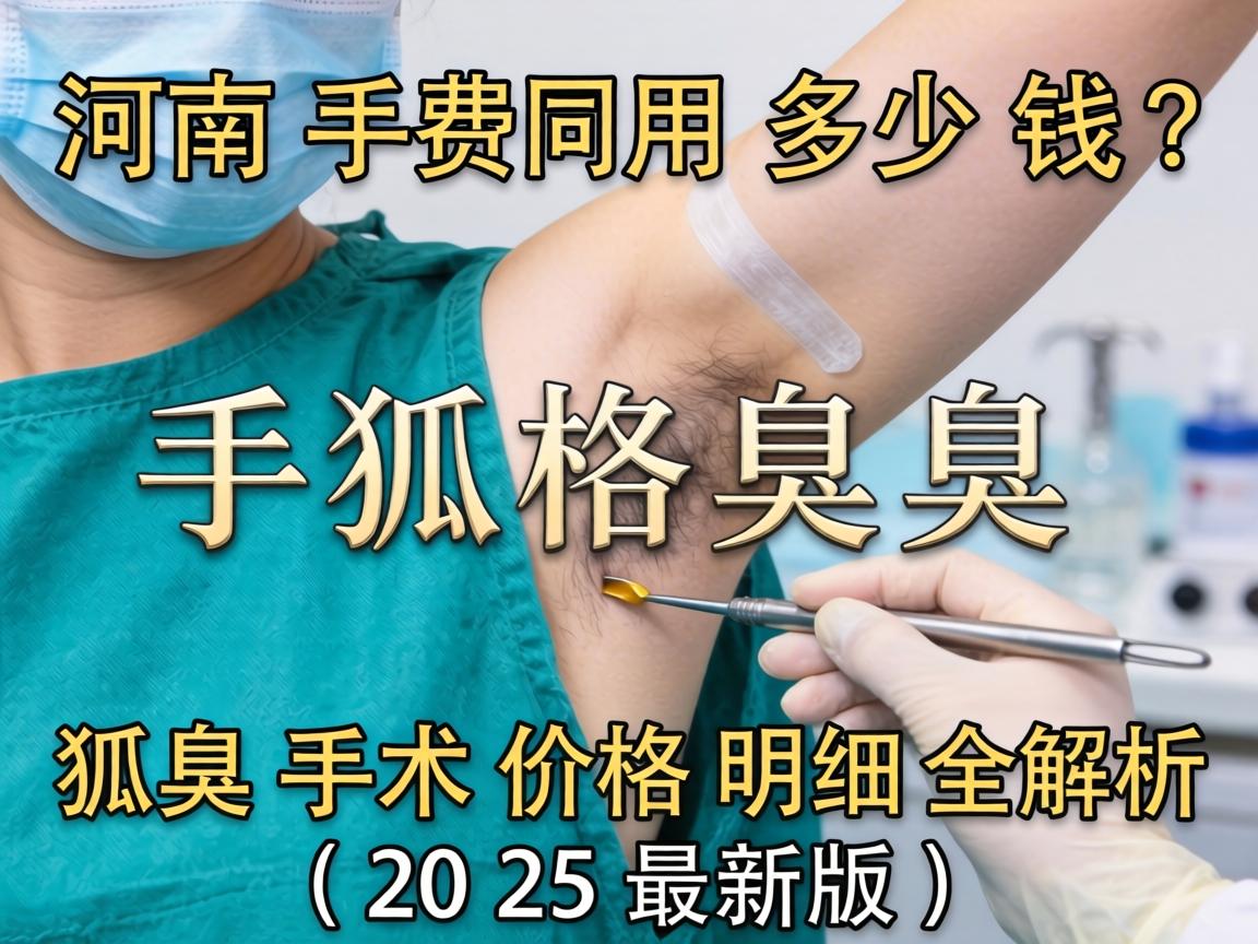 河南狐臭手术费用多少钱?狐臭手术价格明细全解析(2025最新版) 河南狐臭手术费用多少钱?狐臭手术价格明细全解析(2025最新版)