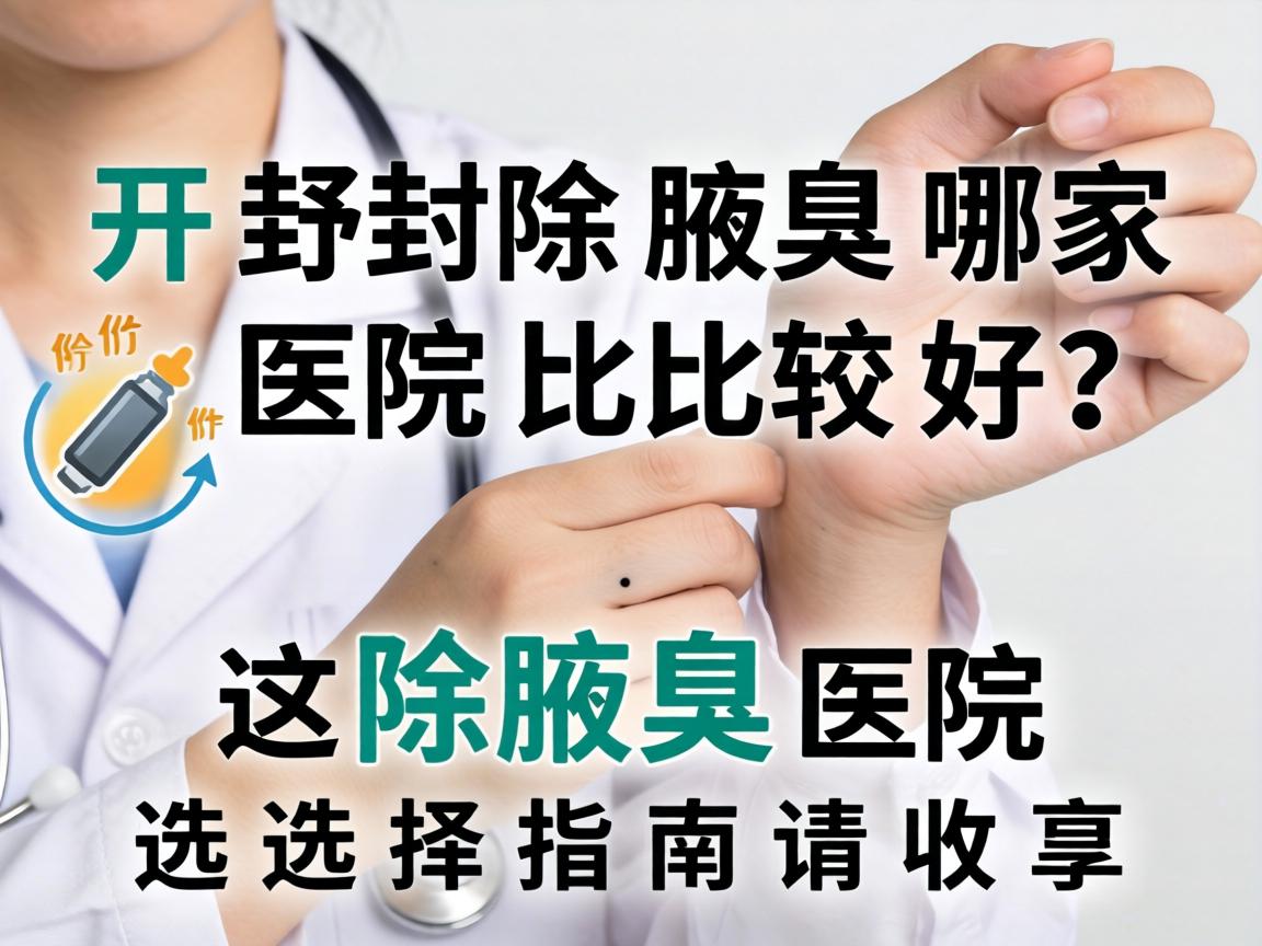 开封除腋臭哪家医院比较好?这份除腋臭医院选择指南请收好 开封除腋臭哪家医院比较好?这份除腋臭医院选择指南请收好