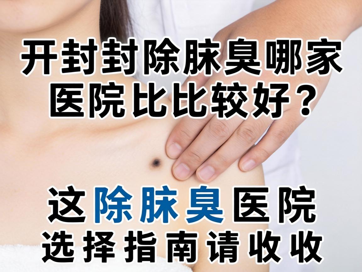 开封除腋臭哪家医院比较好?这份除腋臭医院选择指南请收好 开封除腋臭哪家医院比较好?这份除腋臭医院选择指南请收好