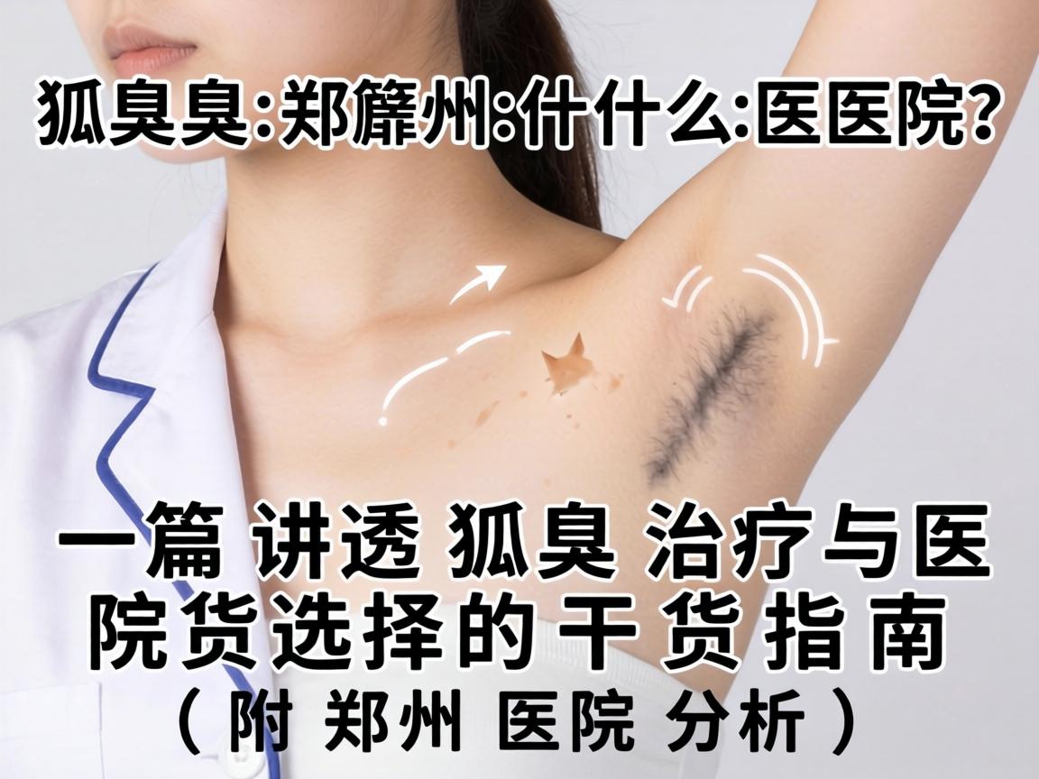 狐臭郑州什么医院？一篇讲透狐臭治疗与医院选择的干货指南（附郑州医院分析）