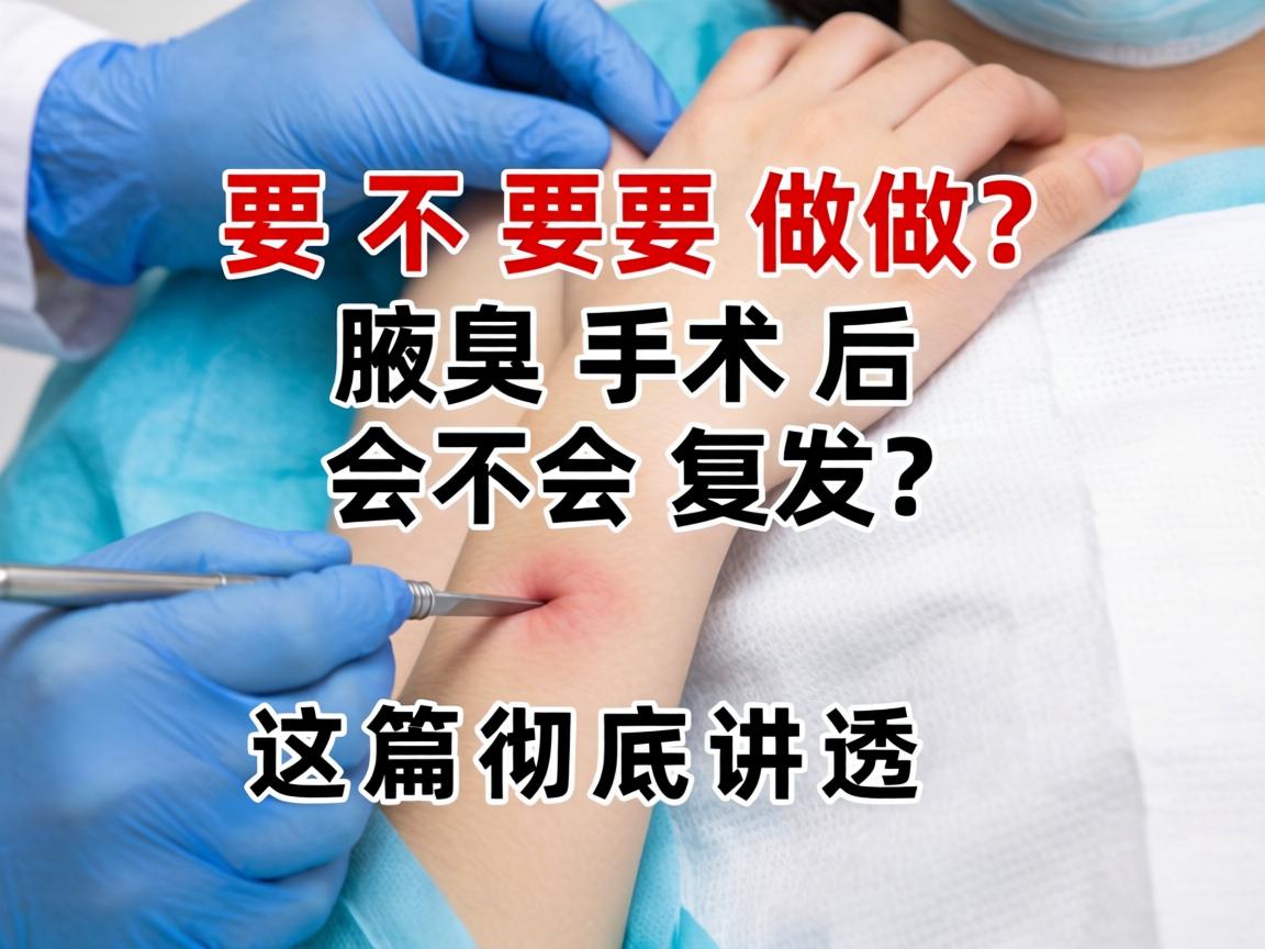腋臭手术要不要做?腋臭手术后会不会复发?这篇彻底讲透 腋臭手术要不要做?腋臭手术后会不会复发?这篇彻底讲透