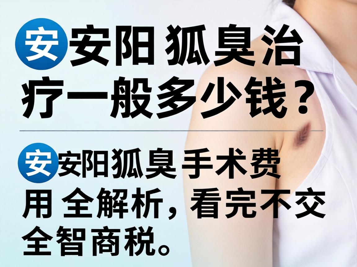 安阳狐臭治疗一般多少钱?安阳狐臭手术费用全解析,看完不交智商税 安阳狐臭治疗一般多少钱?安阳狐臭手术费用全解析,看完不交智商税