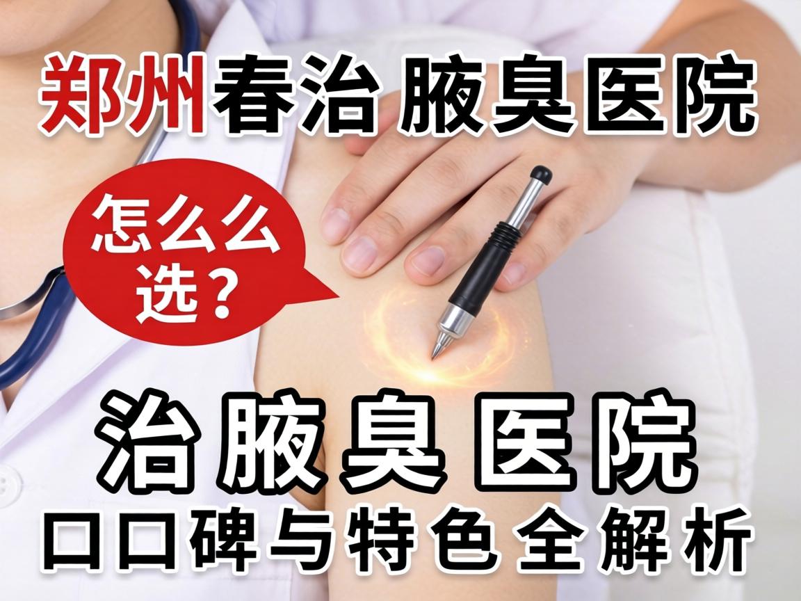 郑州治腋臭医院怎么选？治腋臭医院口碑与特色全解析