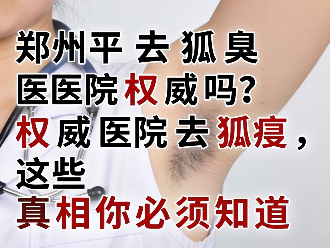 郑州去狐臭医院权威吗?权威医院去狐臭,这些真相你必须知道 郑州去狐臭医院权威吗?权威医院去狐臭,这些真相你必须知道