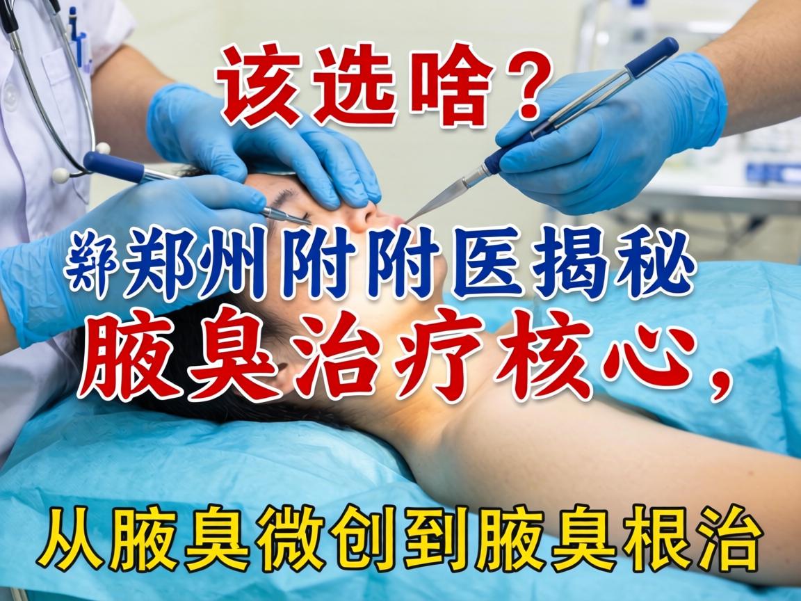 腋臭手术该选啥?郑州附医揭秘腋臭治疗核心,从腋臭微创到腋臭根治 腋臭手术该选啥?郑州附医揭秘腋臭治疗核心,从腋臭微创到腋臭根治