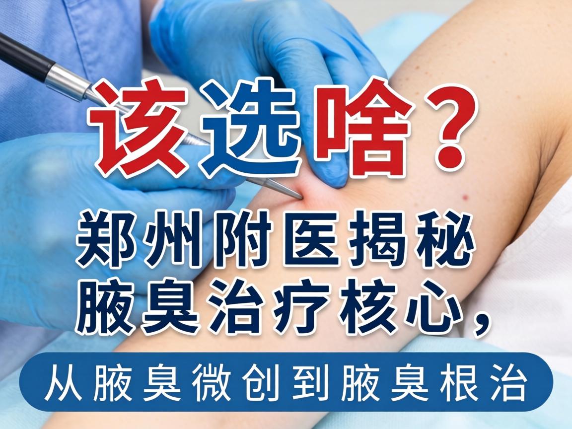 腋臭手术该选啥?郑州附医揭秘腋臭治疗核心,从腋臭微创到腋臭根治 腋臭手术该选啥?郑州附医揭秘腋臭治疗核心,从腋臭微创到腋臭根治