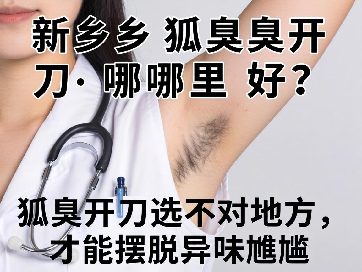 新乡狐臭开刀哪里好?狐臭开刀选对地方,才能摆脱异味尴尬 新乡狐臭开刀哪里好?狐臭开刀选对地方,才能摆脱异味尴尬