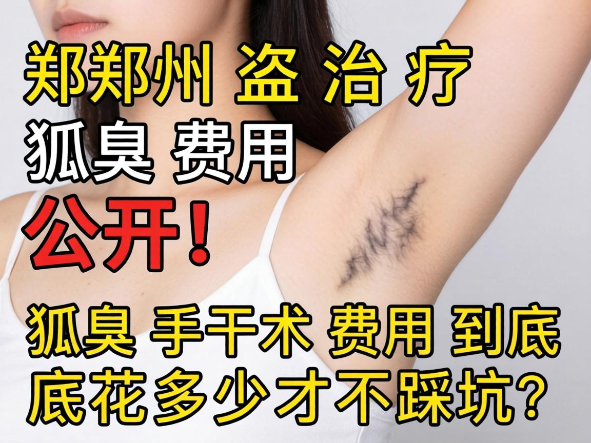 郑州治疗狐臭费用公开!狐臭手术费用到底花多少才不踩坑? 郑州治疗狐臭费用公开!狐臭手术费用到底花多少才不踩坑?