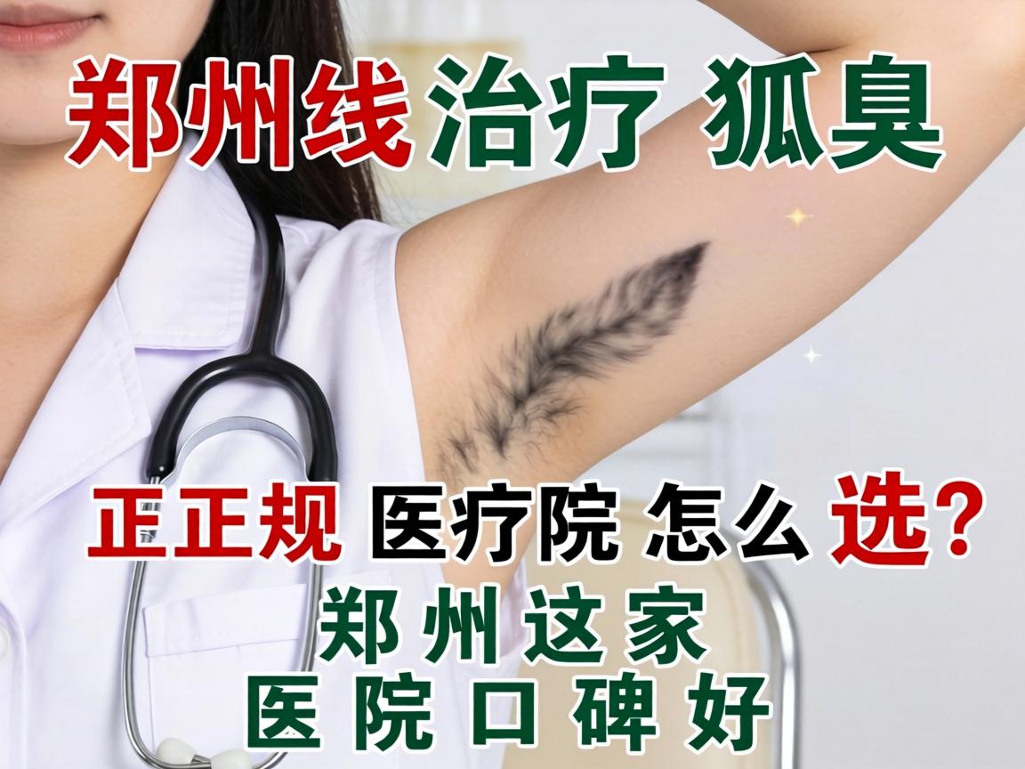 郑州治疗狐臭,正规医院怎么选?郑州这家医院口碑好 郑州治疗狐臭,正规医院怎么选?郑州这家医院口碑好