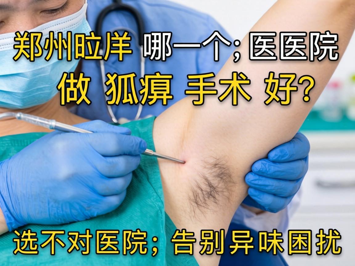 郑州哪个医院做狐臭手术好?选对医院,告别异味困扰 郑州哪个医院做狐臭手术好?选对医院,告别异味困扰