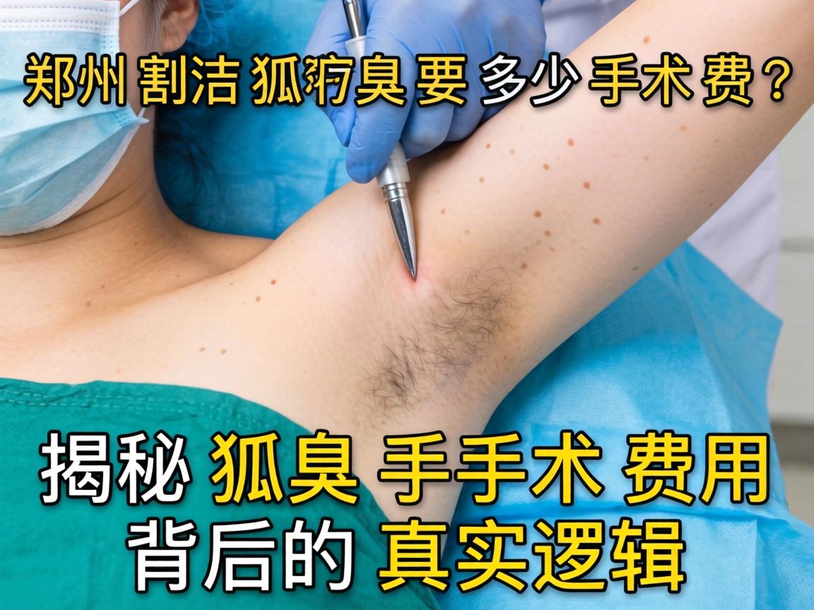 郑州割狐臭要多少手术费？揭秘狐臭手术费用背后的真实逻辑