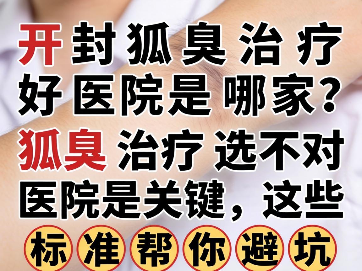 开封狐臭治疗好医院是哪家?狐臭治疗选对医院是关键,这些标准帮你避坑 开封狐臭治疗好医院是哪家?狐臭治疗选对医院是关键,这些标准帮你避坑