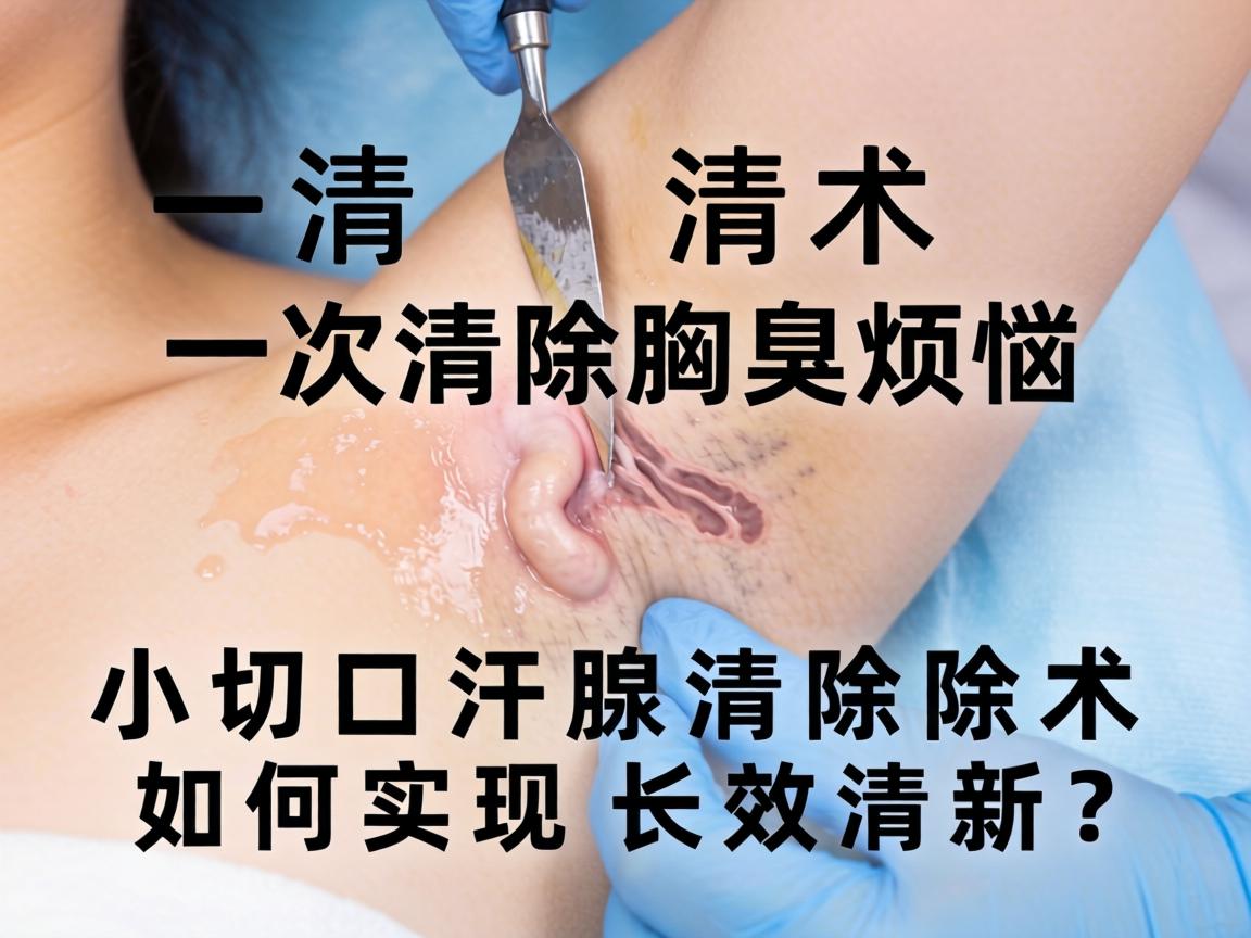 小切口汗腺清除术，一次清除腋臭烦恼，小切口汗腺清除术如何实现长效清新？
