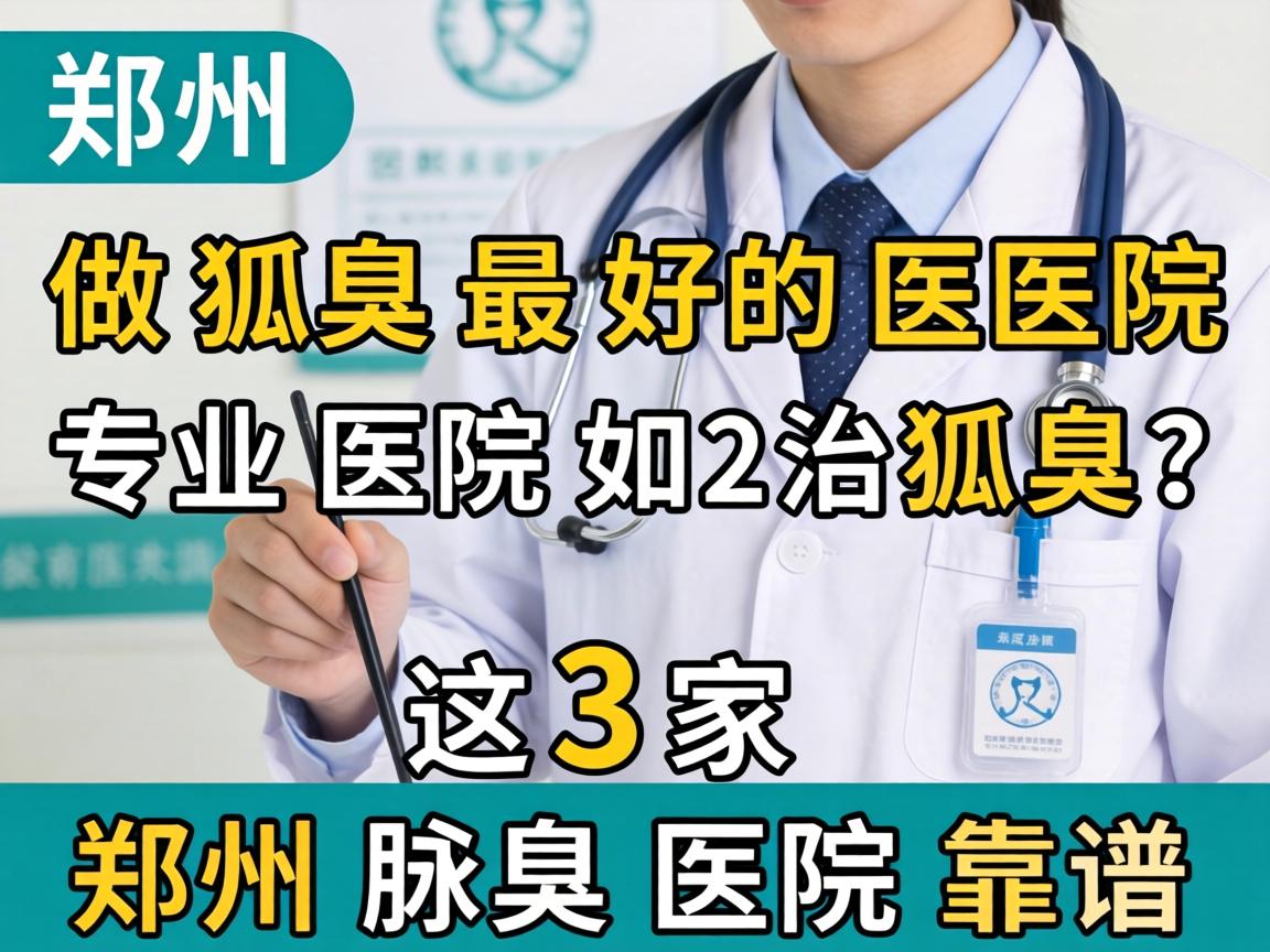 郑州做狐臭最好的医院,专业医院如何治狐臭?这3家郑州腋臭医院靠谱 郑州做狐臭最好的医院,专业医院如何治狐臭?这3家郑州腋臭医院靠谱
