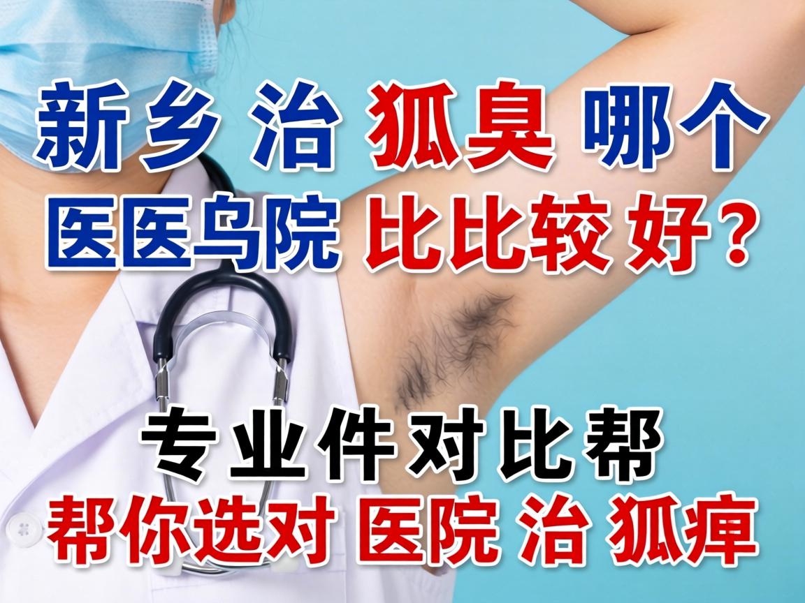 新乡治狐臭哪个医院比较好？专业对比帮你选对医院治狐臭
