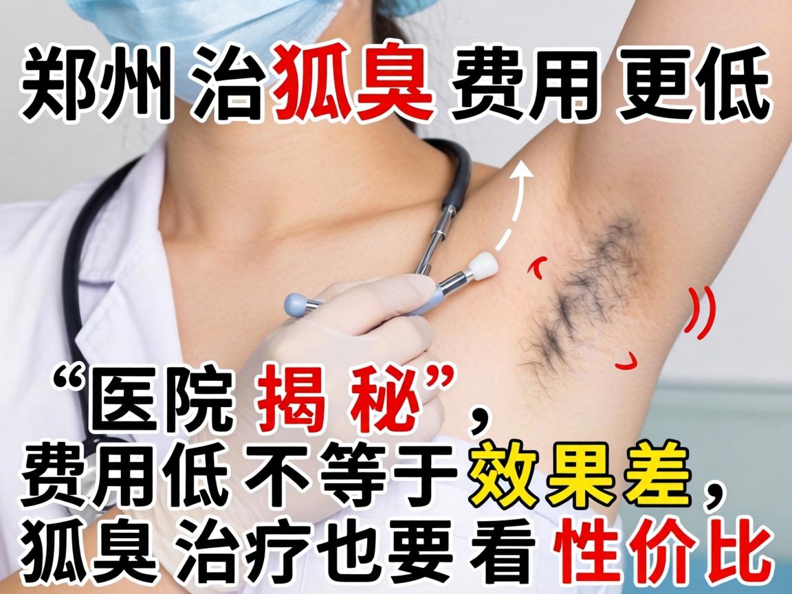 郑州治狐臭费用更低医院揭秘,费用低不等于效果差,狐臭治疗也要看性价比 郑州治狐臭费用更低医院揭秘,费用低不等于效果差,狐臭治疗也要看性价比